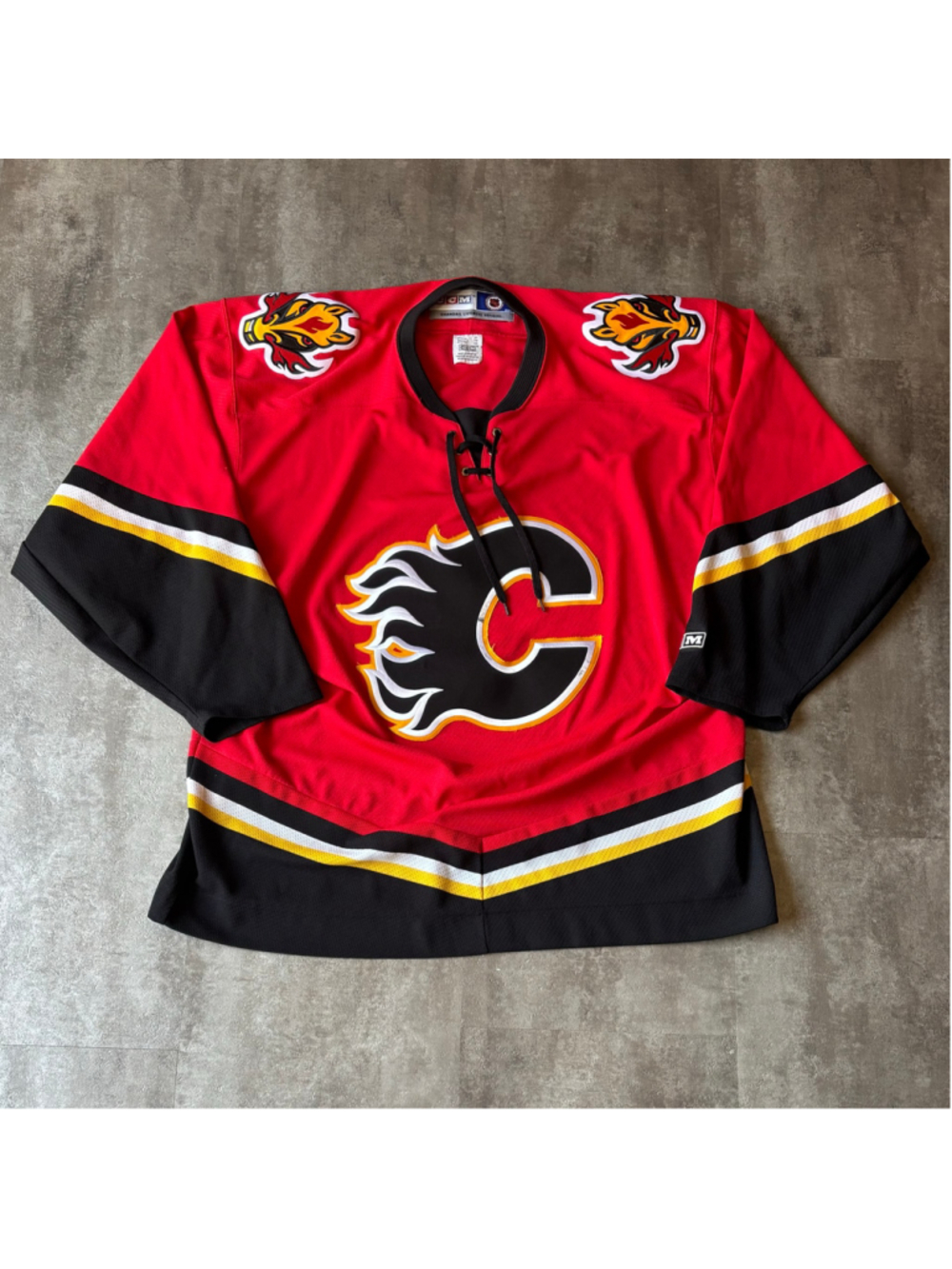 Vintage Calgary Flames CCM Jersey Men’s XL Maska